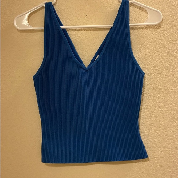 Babaton Textured Knit Top in Blue - Picture 2 of 5